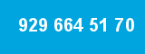 929 664 51 70 929 664 51 70